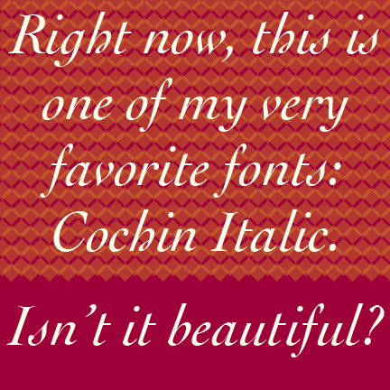 Cochin Typeface